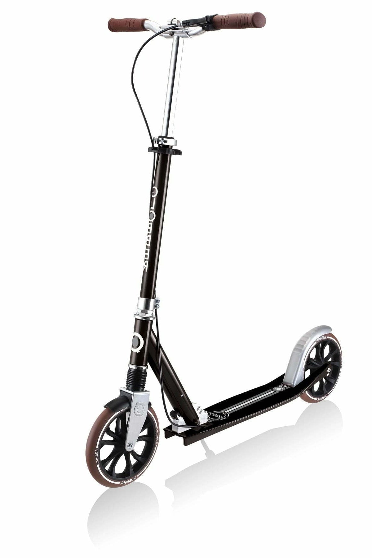 קורקינט גלגלים גדולים מתקפל גלובר GLOBBER NL 205 DELUXE לילדים נוער ובוגרים שחור