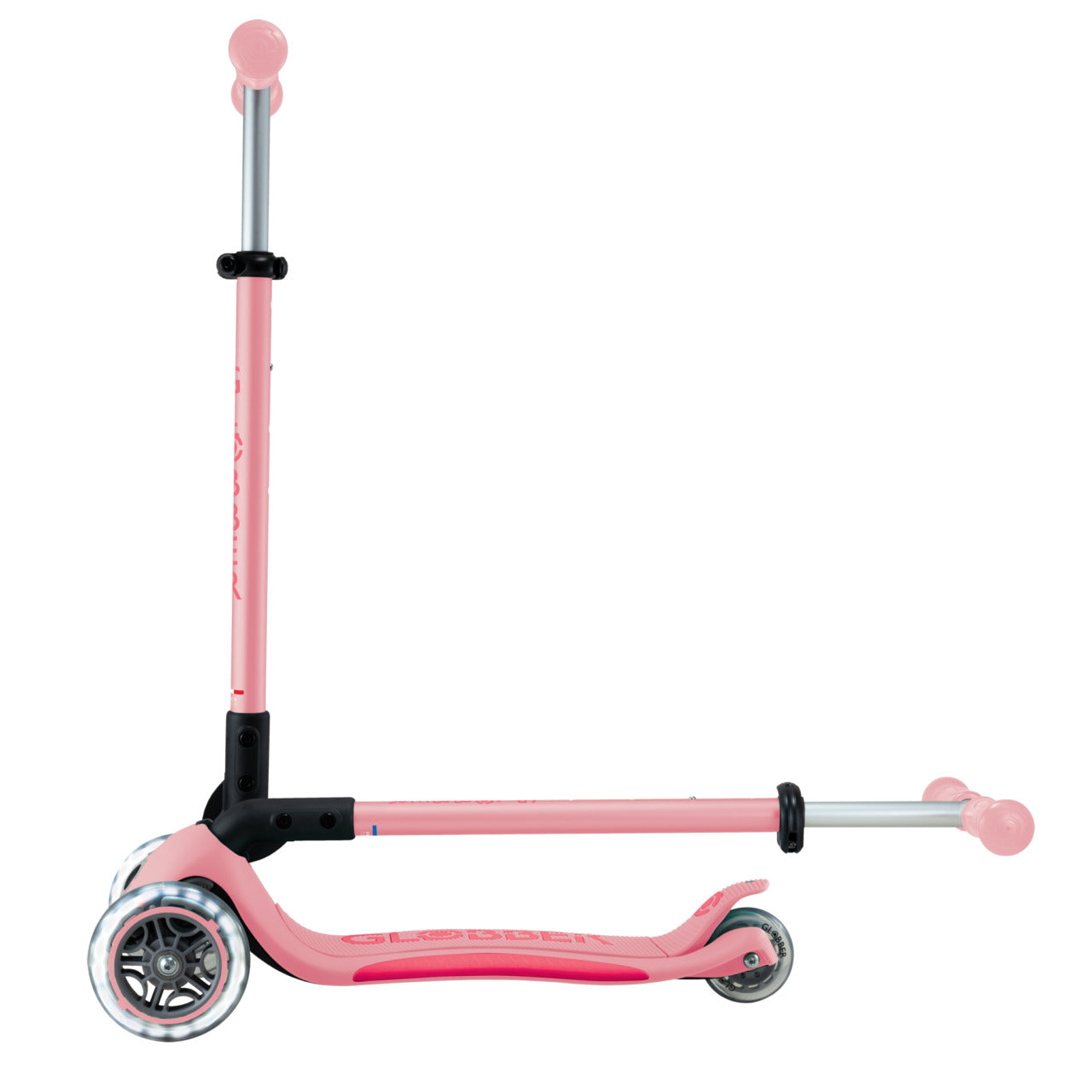 קורקינט 3 גלגלים גלובר פרימו פלוס לייטס PRIMO FOLDABLE PLUS LIGHTS ורוד פסטל ופוקסיה