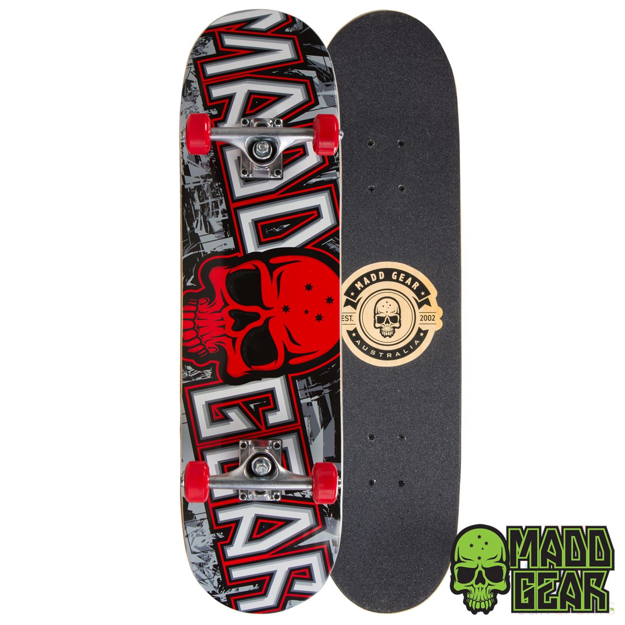 סקייטבורד מקצועי קומפלט MGP GRITTEE RED