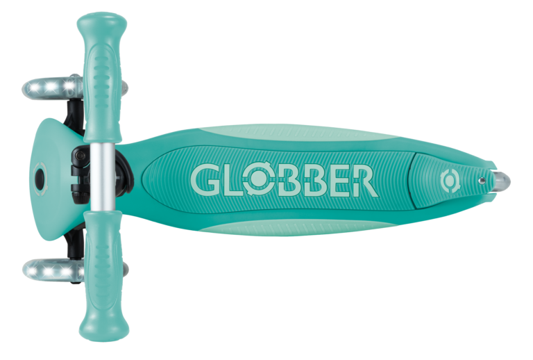 GLOBBER ELITE LIGHT קורקינט לילדים גלובר עם אורות- צבע מנטה
