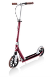 קורקינט גלגלים גדולים מתקפל גלובר GLOBBER NL 205 DELUXE לילדים נוער ובוגרים אדום