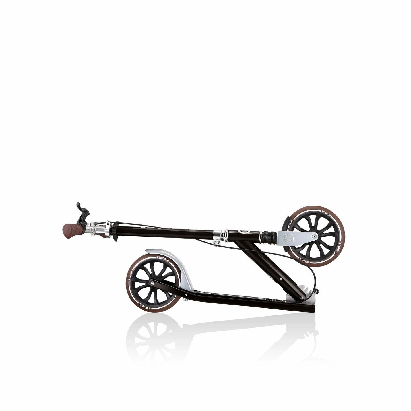 קורקינט גלגלים גדולים מתקפל גלובר GLOBBER NL 205 DELUXE לילדים נוער ובוגרים שחור