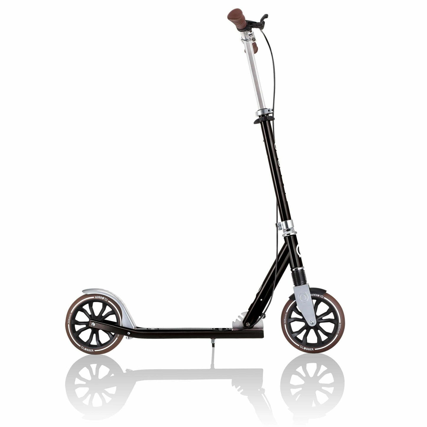 קורקינט גלגלים גדולים מתקפל גלובר GLOBBER NL 205 DELUXE לילדים נוער ובוגרים שחור