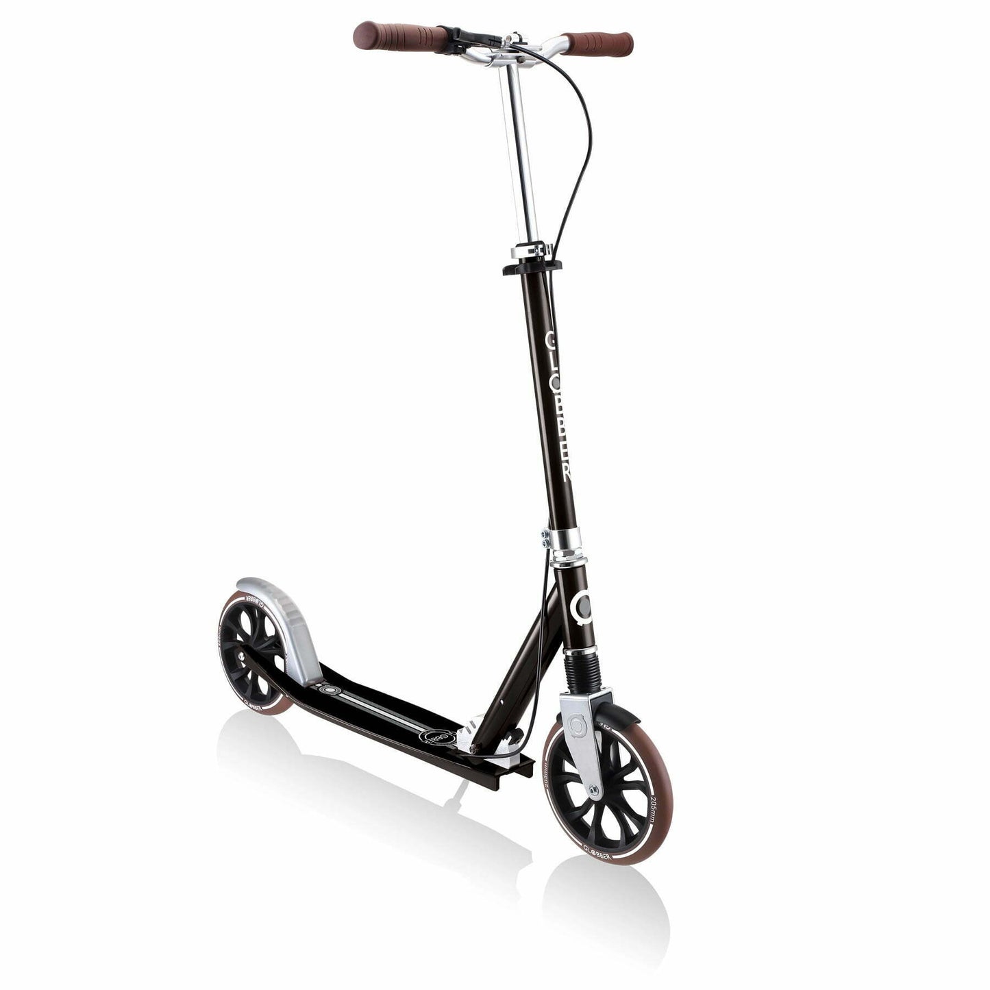 קורקינט גלגלים גדולים מתקפל גלובר GLOBBER NL 205 DELUXE לילדים נוער ובוגרים שחור