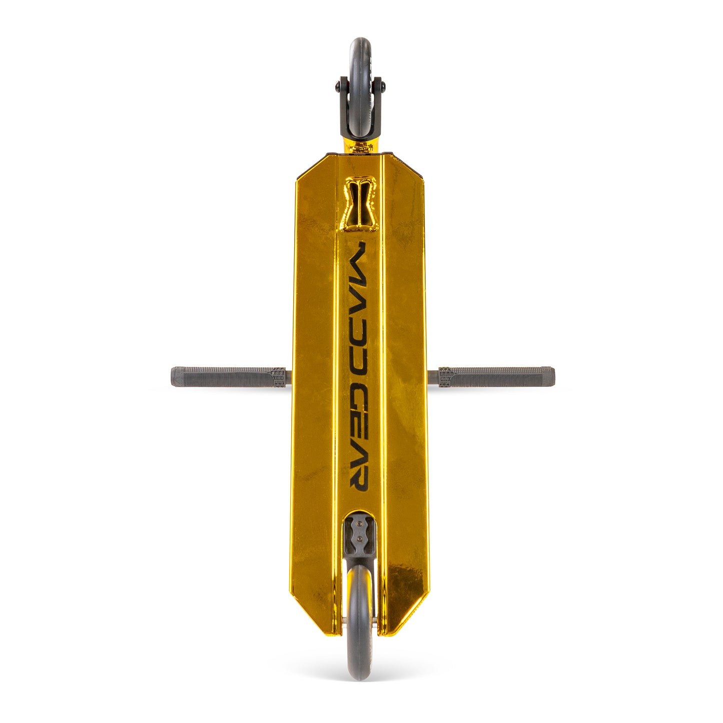 קורקינט פעלולים מקצועי לילדים 5-12 MG6 KINETIC בצבע זהב, סקוט קל משקל ועמיד של המותג הגדול בעולם Madd Gear מתאים לסקייטפארק ולפארק