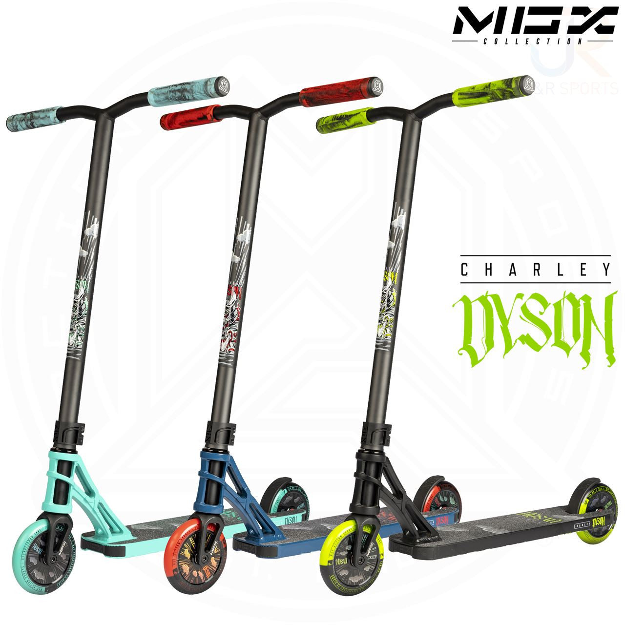 קורקינט פעלולים MGX Charley Dyson מהדורת חתימה צ'ארלי דייסון