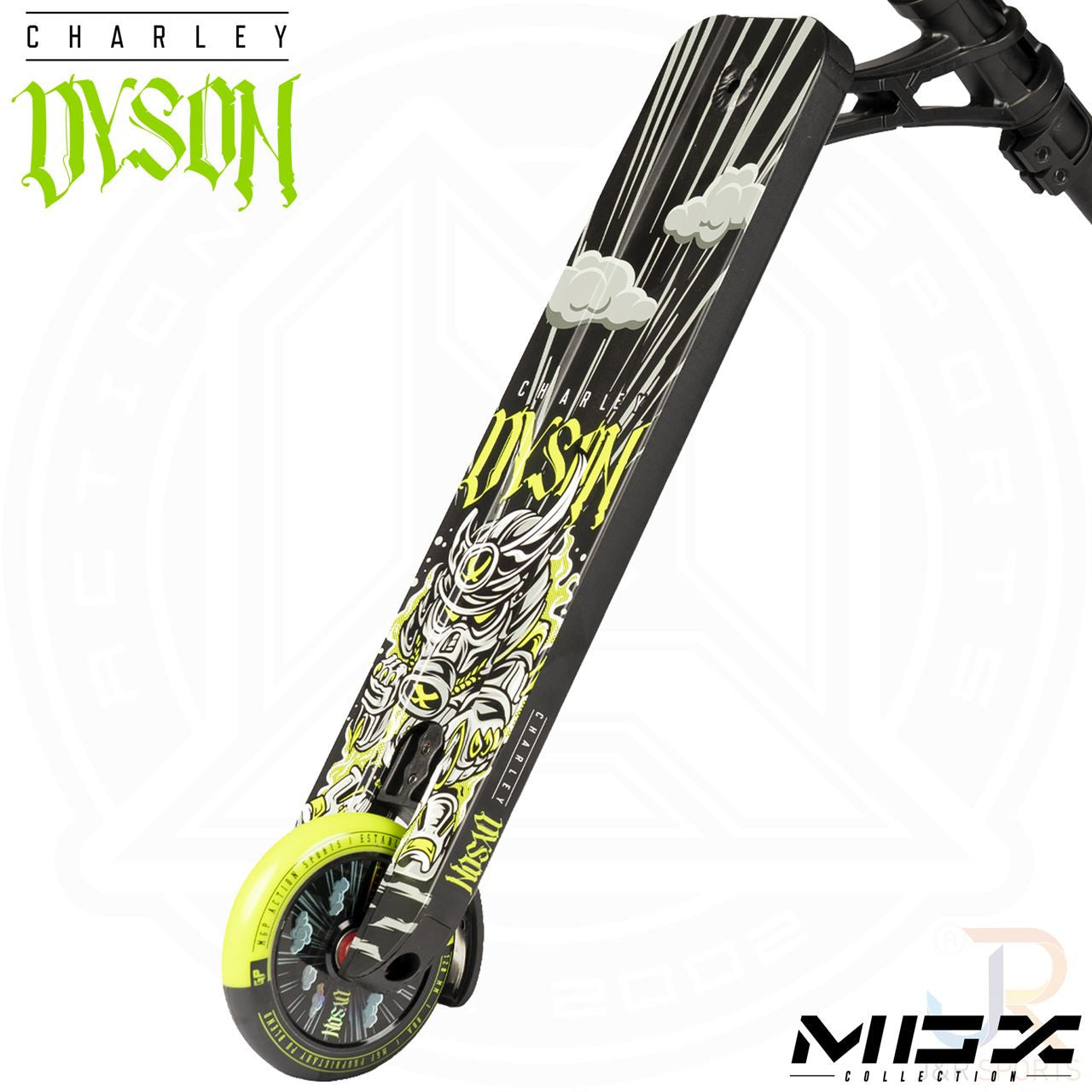 קורקינט פעלולים MGX Charley Dyson מהדורת חתימה צ'ארלי דייסון