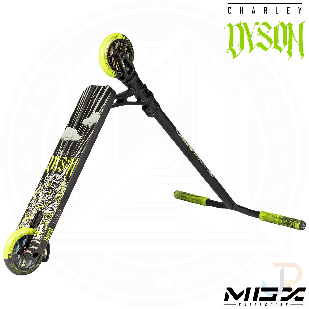 קורקינט פעלולים MGX Charley Dyson מהדורת חתימה צ'ארלי דייסון