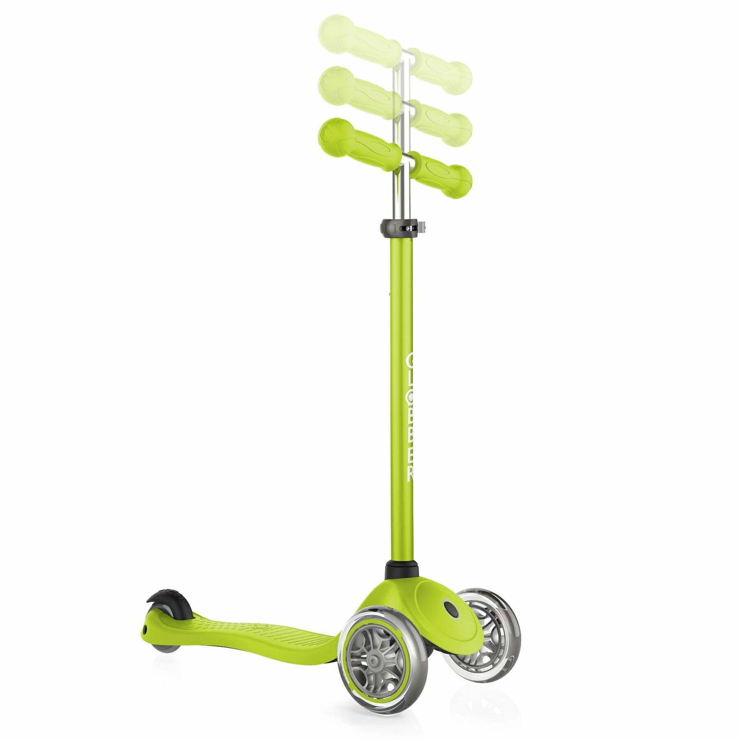 קורקינט לילדים 3 גלגלים גלובר פרימו Globber Primo מנגנון היגוי בהטייה, גובה מתכוונן, צבע ירוק