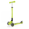 קורקינט לילדים 3 גלגלים גלובר פרימו מתקפל  Globber Primo foldable  מנגנון היגוי בהטייה, גובה מתכוונן, צבע ירוק