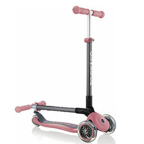 קורקינט לילדים 3 גלגלים גלובר פרימו מתקפל  Globber Primo foldable  היגוי בהטייה, גובה מתכוונן, צבע ורוד