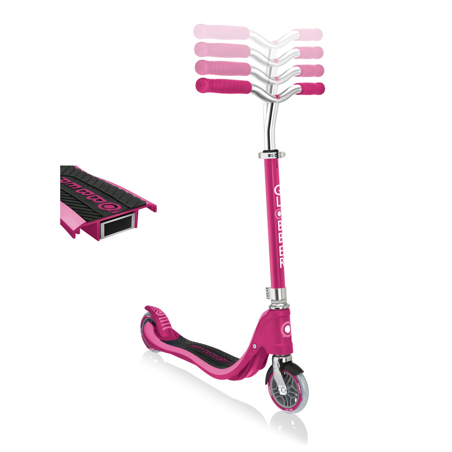 קורקינט גלובר פלואו פרימיום 125 Globber Flow Premium ורוד