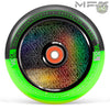 גלגל 120ממ MFX Corrupt קורפט ליבת אלומיניום מלאה וחלולה שחור ירוק ליים
