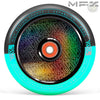 גלגל 120ממ MFX Corrupt קורפט ליבת אלומיניום מלאה וחלולה שחור תכלת