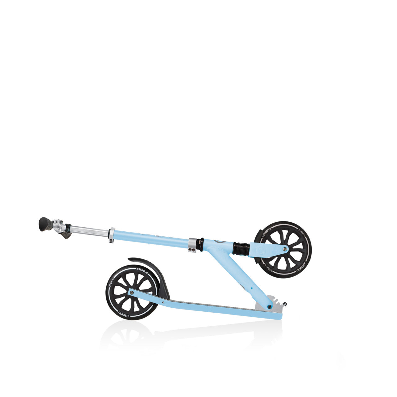קורקינט גלגלים גדולים מתקפל גלובר GLOBBER NL 205 לילדים נוער ובוגרים בצבע תכלת פסטל