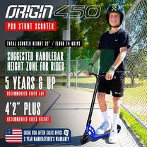 קורקינט פעלולים אוריג'ין 450 MGP ORIGIN הסדרה קלת המשקל צבע כחול