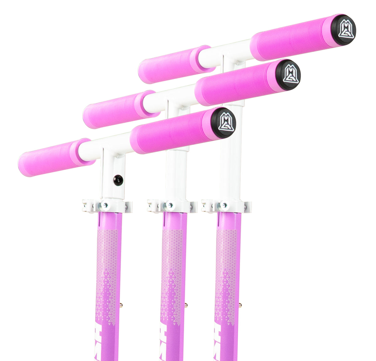 קורקינט מתקפל לילדים Madd Gear Metro Rush 125 Light-Up לבן/סגול