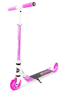 קורקינט מתקפל לילדים Madd Gear Metro Rush 125 Light-Up לבן/סגול