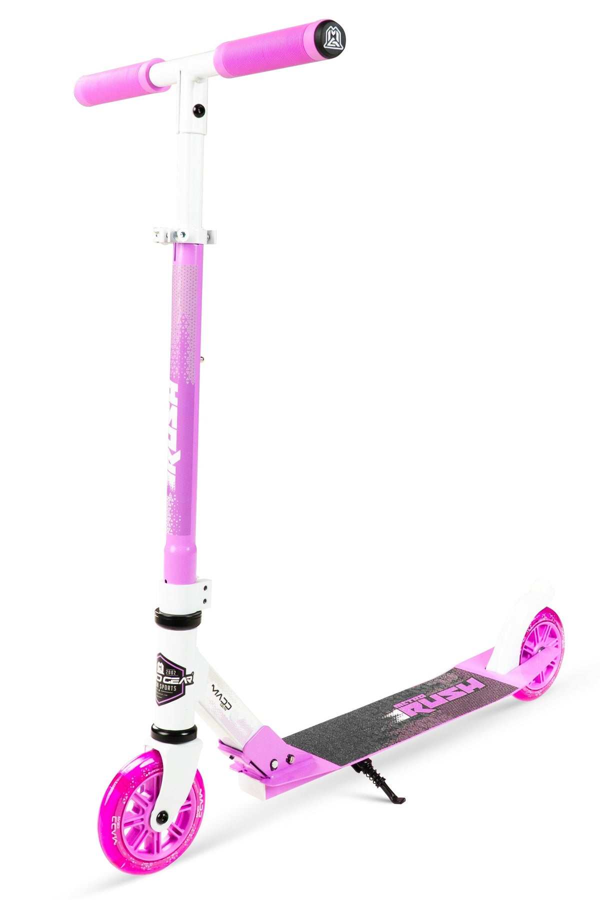 קורקינט מתקפל לילדים Madd Gear Metro Rush 125 Light-Up לבן/סגול