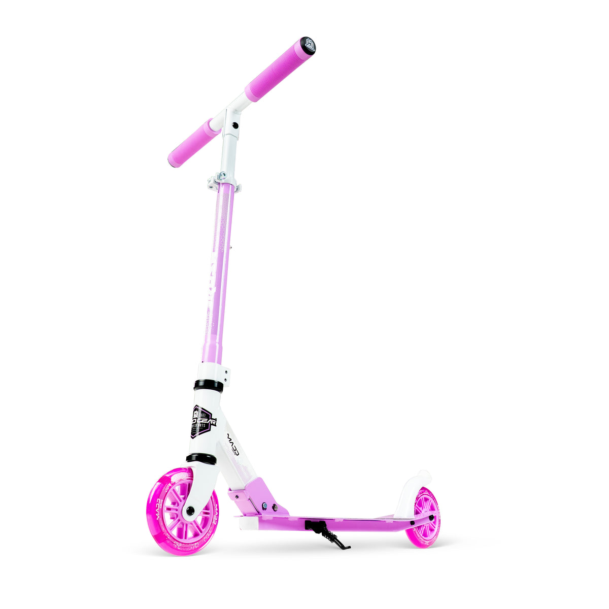 קורקינט מתקפל לילדים Madd Gear Metro Rush 125 Light-Up לבן/סגול
