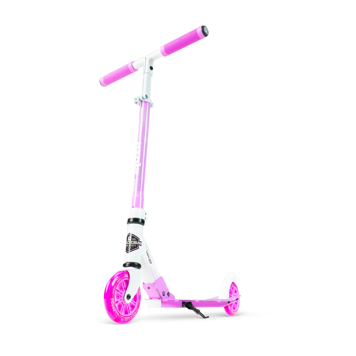 קורקינט מתקפל לילדים Madd Gear Metro Rush 125 Light-Up לבן/סגול