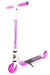 קורקינט מתקפל לילדים Madd Gear Metro Rush 125 Light-Up לבן/סגול