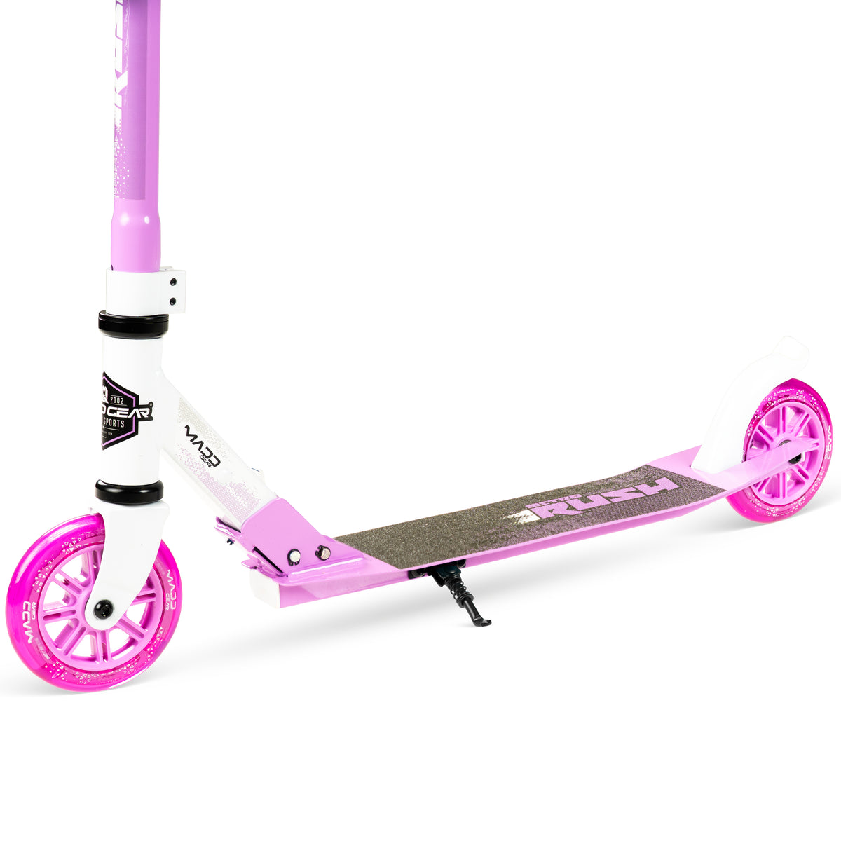 קורקינט מתקפל לילדים Madd Gear Metro Rush 125 Light-Up לבן/סגול