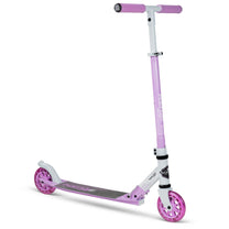 קורקינט מתקפל לילדים Madd Gear Metro Rush 125 Light-Up לבן/סגול