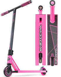 קורקינט פעלולים מקצועי לילדים MGP דגם MG1 Raven בצבע ורוד שחור