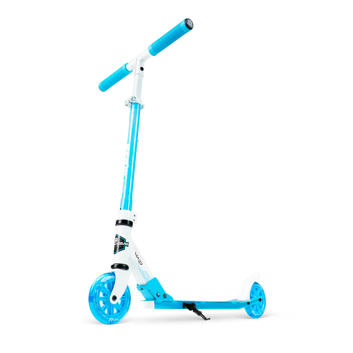 קורקינט מתקפל לילדים Madd Gear Metro Rush 125 Light-Up לבן/כחול