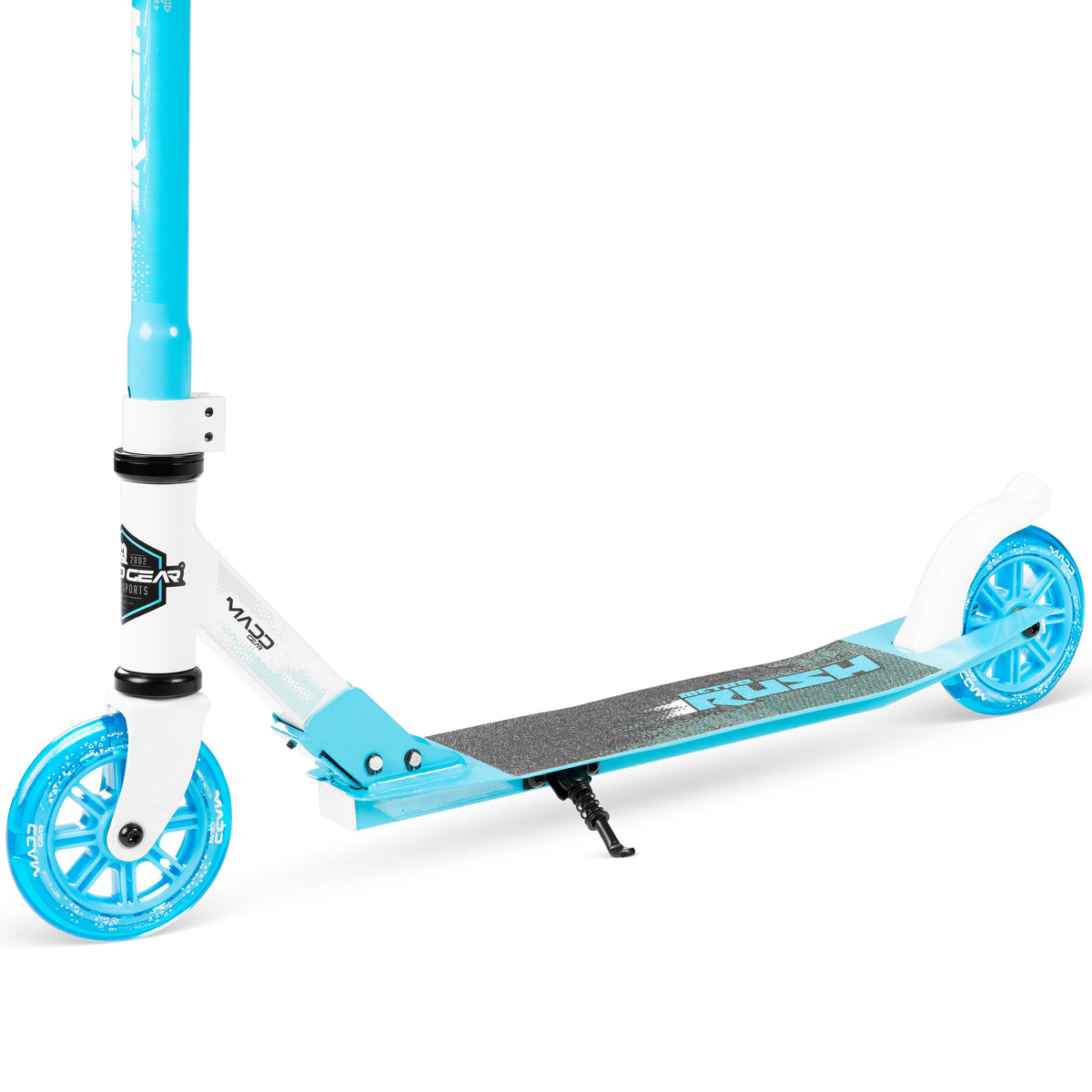 קורקינט מתקפל לילדים Madd Gear Metro Rush 125 Light-Up לבן/כחול