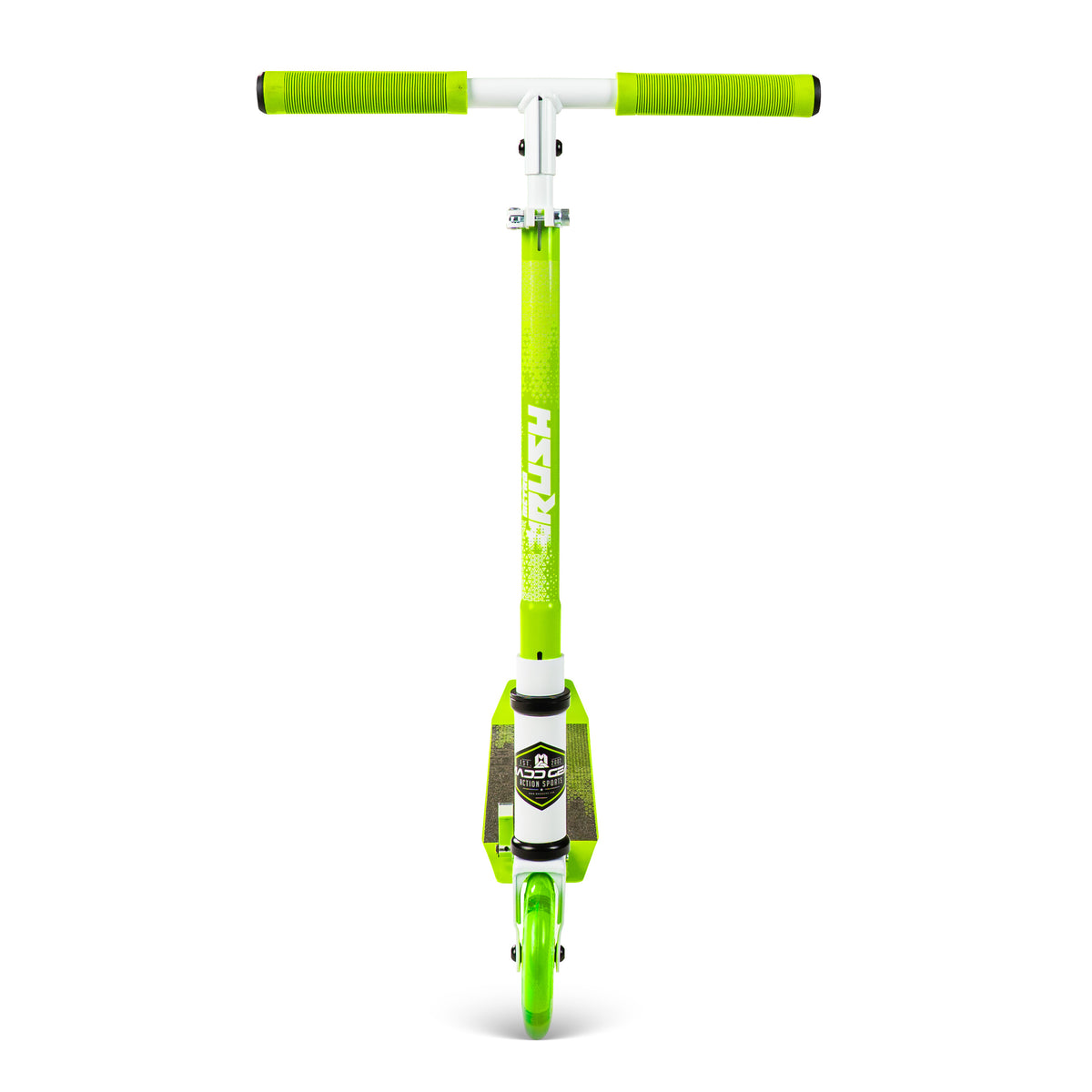 קורקינט מתקפל לילדים Madd Gear Metro Rush 125 Light-Up לבן/ירוק