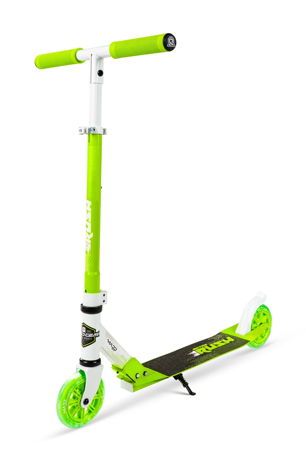 קורקינט מתקפל לילדים Madd Gear Metro Rush 125 Light-Up לבן/ירוק