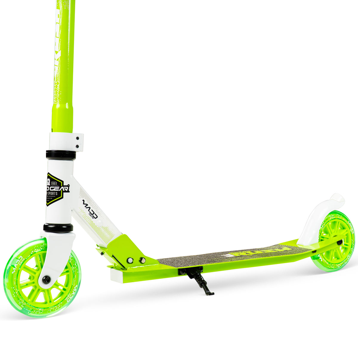 קורקינט מתקפל לילדים Madd Gear Metro Rush 125 Light-Up לבן/ירוק
