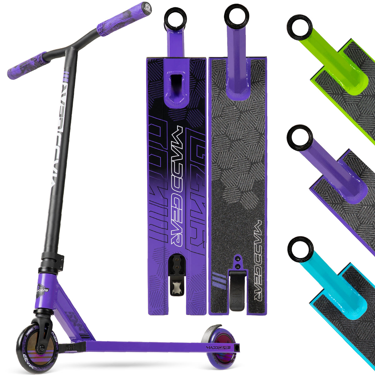 קורקינט פעלולים מקצועי לילדים ונוער MGP MG3 Zen שחור/סגול