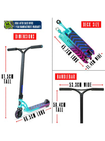 קורקינט פעלולים MGP Origin 450 |  קל משקל 3.08 ק"ג | מגיל 8+