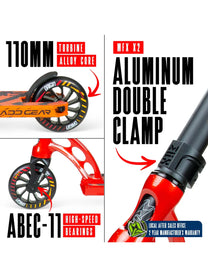 קורקינט פעלולים MGP Origin 450 |  קל משקל 3.08 ק"ג | מגיל 8+