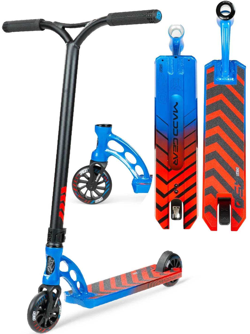 קורקינט פעלולים MGP Origin 450 |  קל משקל 3.08 ק"ג | מגיל 8+