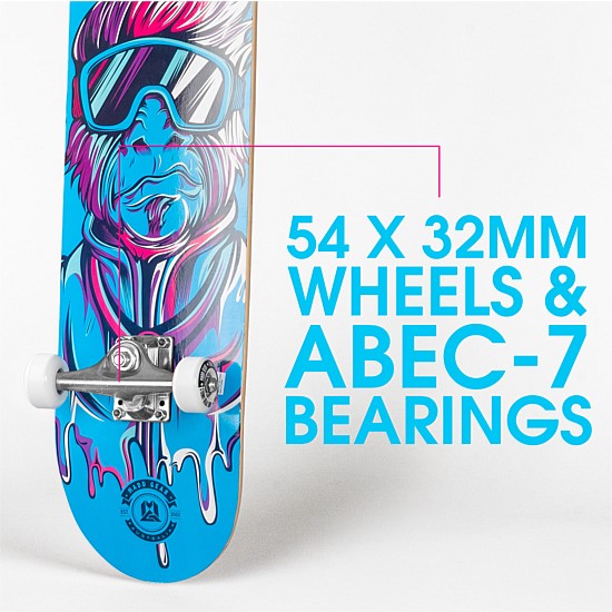 סקייטבורד קומפלט לילדים ונוער 31 אינץ' Madd Gear Pro Popsicle Series G-RILLA | מגיל 5+