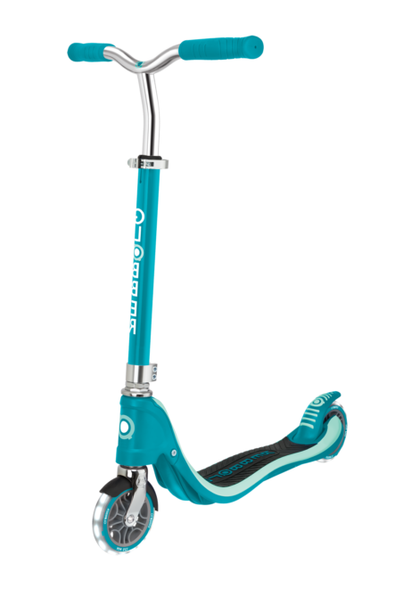 FLOW 125 LIGHTS גלובר פלואו עם אורות (ניתן לבטל את האורות) בצבע טורקיז