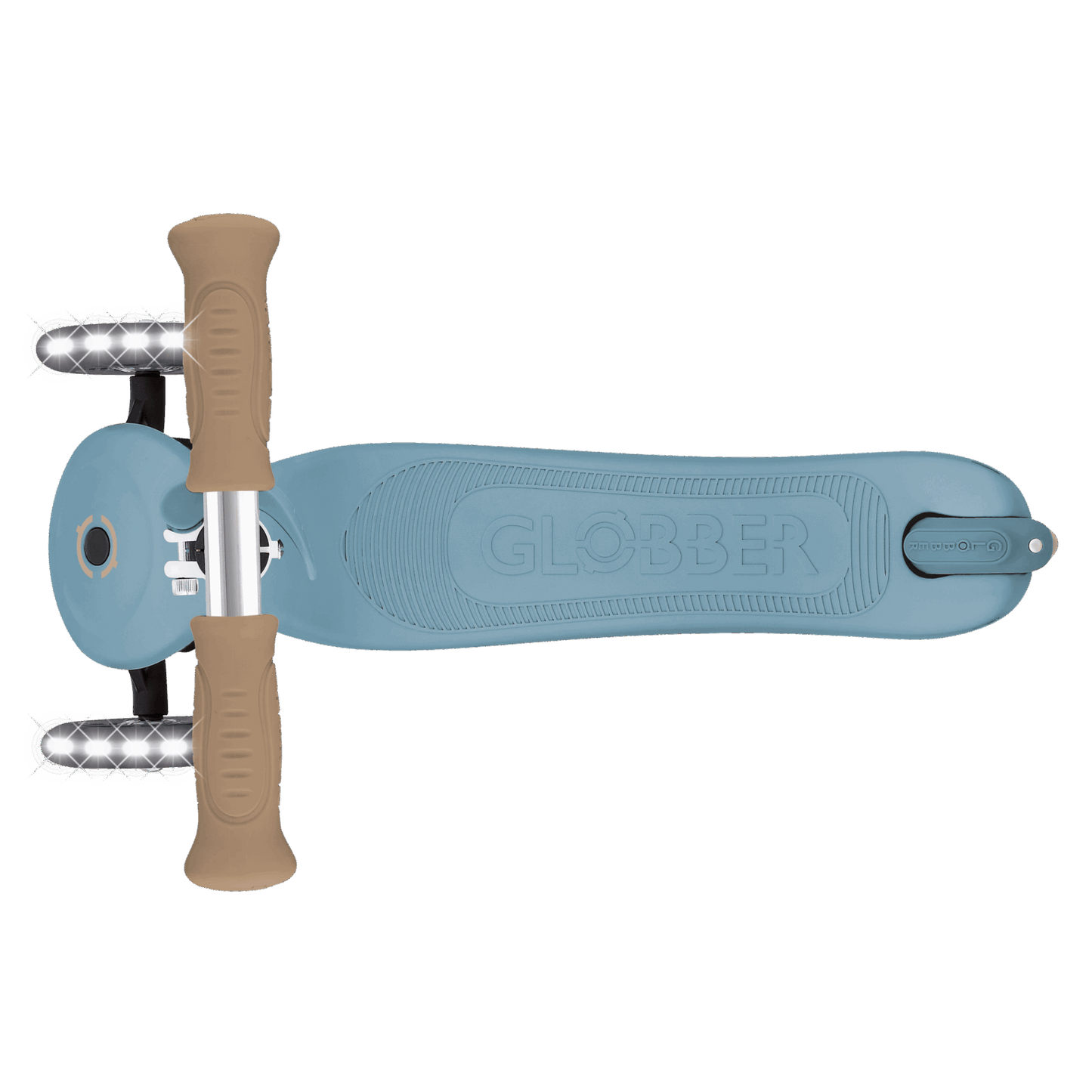 קורקינט 3 גלגלים חכם לילדים כחול  Globber דגם Signature Lights – סדרת Ecologic מוצר זה זמין לפרה-אורדר, הזמנה מוקדמת. המשלוח יתבצע החל מתאריך 18.6.2026