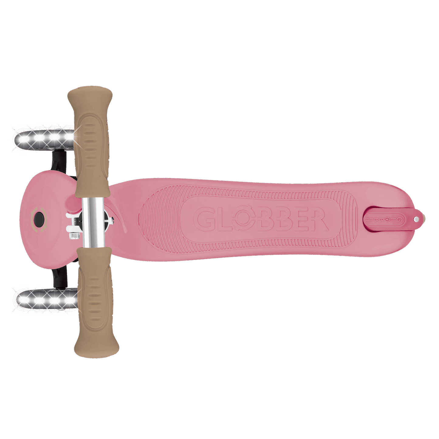 קורקינט 3 גלגלים חכם לילדים ורוד פסטל עמוק Globber דגם Signature Lights – סדרת Ecologic מוצר זה זמין לפרה-אורדר. המשלוח יתבצע החל מתאריך 18.6.2026