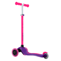 קורקינט 3 גלגלים חכם לילדים ורוד Globber דגם Primo PLUS Lights NEON – סדרת Ecologic מוצר זה זמין לפרה-אורדר. המשלוח יתבצע החל מתאריך 18.6.2026