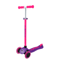 קורקינט 3 גלגלים חכם לילדים ורוד Globber דגם Primo PLUS Lights NEON – סדרת Ecologic מוצר זה זמין לפרה-אורדר. המשלוח יתבצע החל מתאריך 18.6.2026