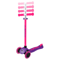 קורקינט 3 גלגלים חכם לילדים ורוד Globber דגם Primo PLUS Lights NEON – סדרת Ecologic מוצר זה זמין לפרה-אורדר. המשלוח יתבצע החל מתאריך 18.6.2026