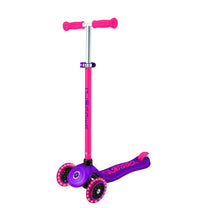 קורקינט 3 גלגלים חכם לילדים ורוד Globber דגם Primo PLUS Lights NEON – סדרת Ecologic מוצר זה זמין לפרה-אורדר. המשלוח יתבצע החל מתאריך 18.6.2026