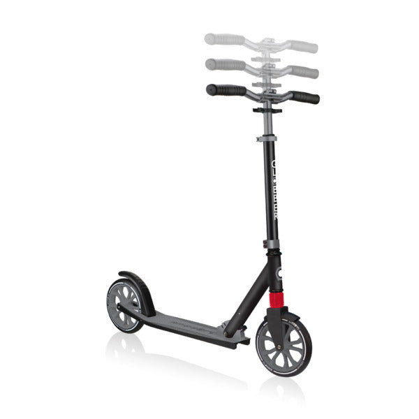 קורקינט גלגלים גדולים גלובר GLOBBER NL 205 לילדים בצבע שחור