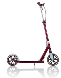 קורקינט גלגלים גדולים מתקפל גלובר GLOBBER NL 205 DELUXE לילדים נוער ובוגרים אדום