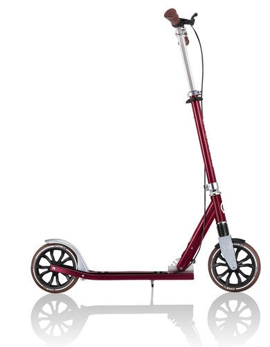 קורקינט גלגלים גדולים מתקפל גלובר GLOBBER NL 205 DELUXE לילדים נוער ובוגרים אדום
