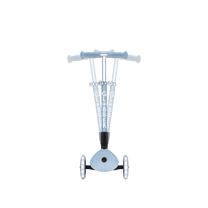 קורקינט 3 גלגלים מתקפל לילדים Globber דגם Primo Junior Lights (האורות ניתנים לביטול) – סדרת Ecologic בלוברי תכלת